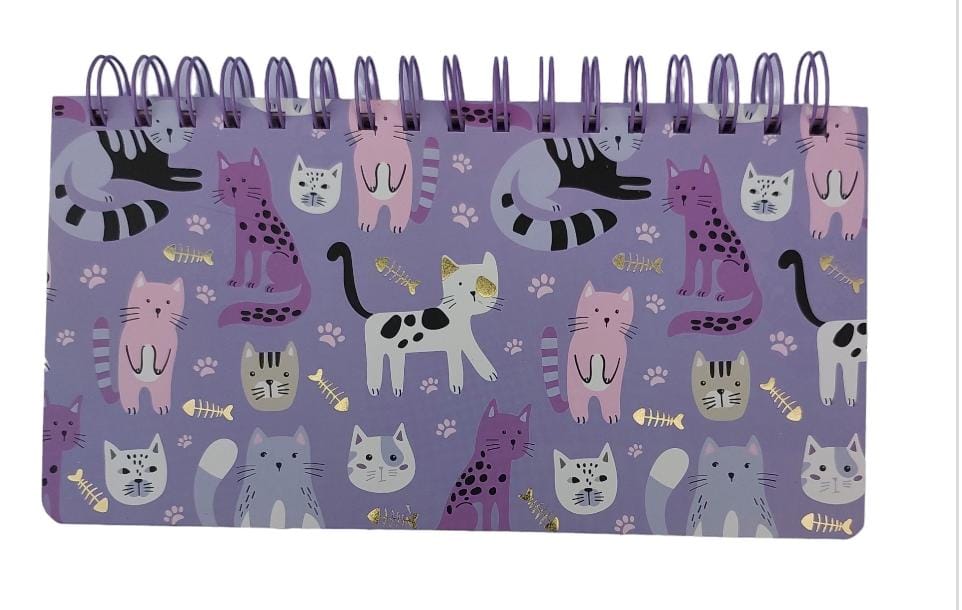 Planner Semanal roxo gato